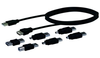 Schwaiger USB 2.0 Verlengkabel [1x USB-A 2.0 stekker - 1x USB 2.0 bus A] CAUSET 531 1.5 m