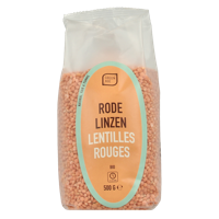 Rode linzen bio 500 Gram - thumbnail