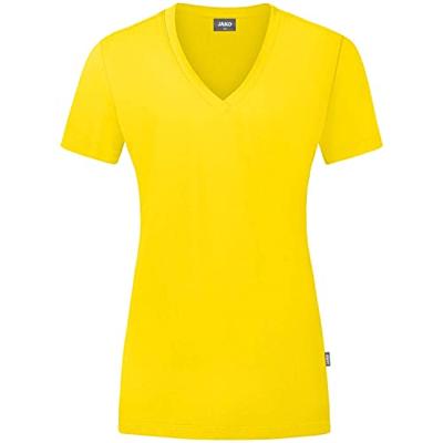 JAKO C6120D T-Shirt Organic Dames - Citroen - 48