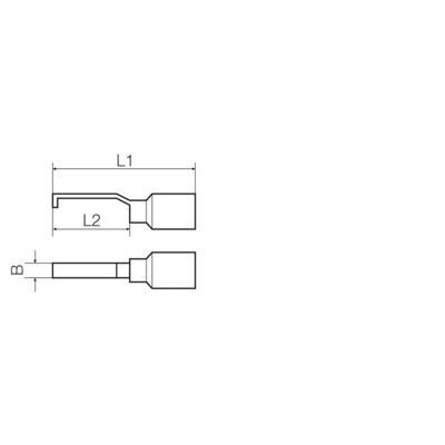 Weidmüller 9036300000 Stiftkabelschoen Haakvormig 1 mm² 2.50 mm² Deels geïsoleerd Zwart 100 stuk(s)