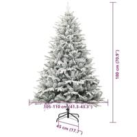 VidaXL Artificial pre-lit kerstboom met ballenset groen 180 cm - thumbnail