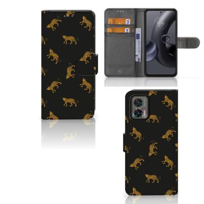 Telefoonhoesje | Met pasjeshouder | voor Motorola Edge 30 Neo Leopards Telefoonhoesje | Met pasjeshouder | voor Motorola Edge 30 Neo Leopards