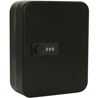 Sleutelkast met combinatieslot, voor 30 sleutels, zwart