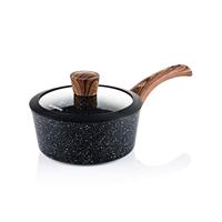 Westinghouse Steelpan 18 cm Zwart Marmer Hout - thumbnail