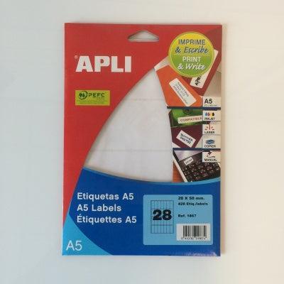Apli mapje permanent 20x50 mm 476 stuks