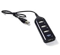 Vakoss TC-234UX interface hub USB 2.0 Zwart - thumbnail
