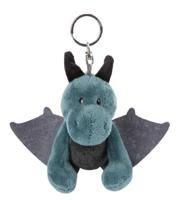 Nici sleutelhanger Ivar draak junior 10 cm polyester blauw - thumbnail