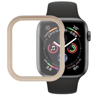 Metalen voorste Frame beschermhoes voor Apple Watch serie 4 40mm (goud)
