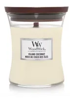 Woodwick Island Coconut Medium Candle - thumbnail