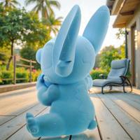 Disney Tuinbeeld 3d pluiz stitch - thumbnail