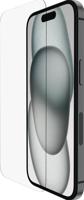 Belkin ScreenForce UltraGlass 2 antimicrobiële screenprotector voor iPhone 15, kraswerend, slim vormgegeven glas met een hardheid van 9H, met bevestigingsframe voor luchtbelvrij aanbrengen - thumbnail