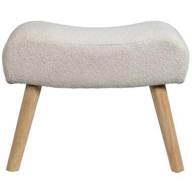 Hocker Hilton - bouclé stof - zand