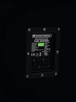 Omnitronic DX-2222 Party speaker 30 cm 12 inch 500 W 1 stuk(s)