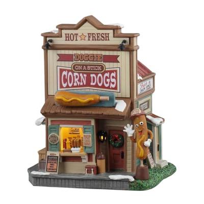 Doggie On A Stick Corn Dogs 16x21x21 cm Kerstdorp LEMAX - Lemax Doggie On A Stick Corn Dogs 16x21x21 cm Kerstdorp LEMAX - Lemax