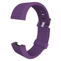 Fitbit Charge 2 siliconen bandje - Maat: Large - Paars - thumbnail