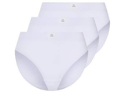 esmara 3 Dames onderbroeken (Wit, M (40/42))