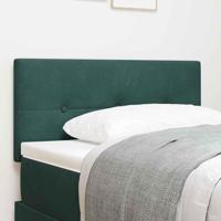 Hoofdbord met LED -striplichten Verstelbaar Groen 80 cm Fluweel - thumbnail