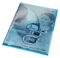 Leitz Premium L-map, PVC, ft A4, blauw, pak van 100 stuks - thumbnail
