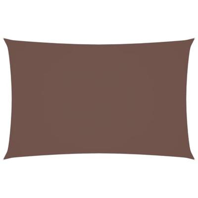 Zonnescherm rechthoekig 5x8 m oxford stof bruin
