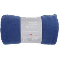 Creativ Company Fleece, l: 125 cm, b: 150 cm, 200 gr, blauw, 1 stuk - thumbnail