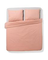 HEMA Dekbedovertrek 240x200/220cm chambray oranjerood (terra) - thumbnail