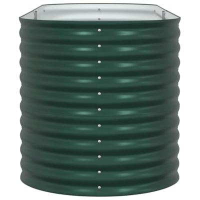 VidaXL Verhoogd bed groen 240 x 80 x 81 cm staal VidaXL Verhoogd bed groen 240 x 80 x 81 cm staal