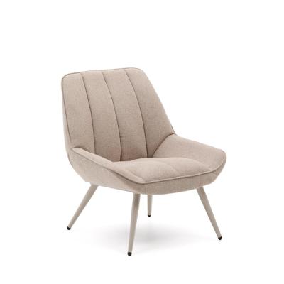 Kave Home Marlina fauteuil chenille Beige