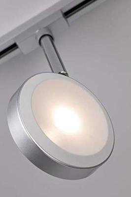 Paulmann URail Discus 230V-railsysteem lamp URail LED vast ingebouwd 5 W LED Chroom (mat), Chroom Paulmann URail Discus 230V-railsysteem lamp URail LED vast ingebouwd 5 W LED Chroom (mat), Chroom