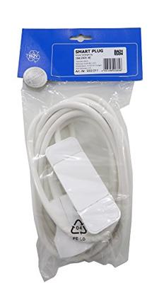Bachmann 933.011 Stroom Verlengkabel 16 A Wit 3.00 m H05VV-F 3G 1,5 mm²
