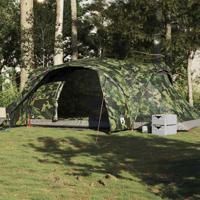 VidaXL Koepeltent 6-persoons waterdicht camouflage - thumbnail