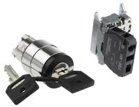 Schneider Electric XB4BG21 XB4BG21 Sleutelschakelaar IP67 1 stuk(s) - thumbnail