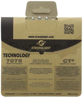 STRONGLIGHT kettingblad chain ring strongl. cd110mm 38t sil.