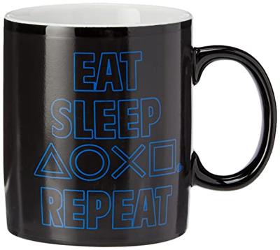 Playstation Heat Change Mug - Eat Sleep Repeat Playstation Heat Change Mug - Eat Sleep Repeat