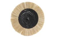 Muurlamp DKD Home Decor Natuurlijk Zwart Koloniaal Ijzer 220 V 25 W Jute (42 x 9 x 42 cm) - thumbnail