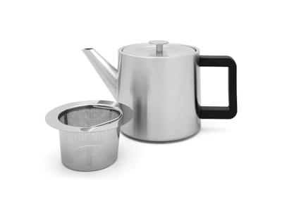 Bredemeijer Narvik Theepot 1.1L RVS Mat/Zwart - thumbnail