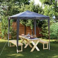 Partytent professioneel 2x2 m antraciet - thumbnail