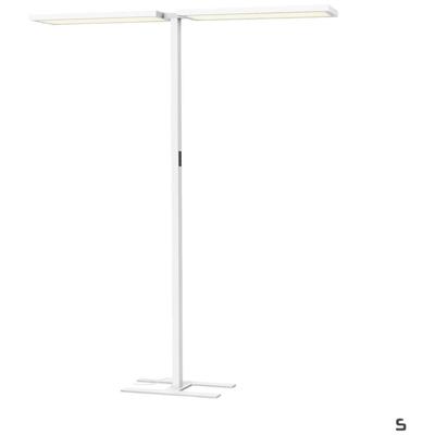 SLV Led kantoor vloerlampWorklight Pro wit - dubbel - 1007466