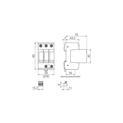 DEHN 952330 DG M TNC ACI 275 FM Overspanningsafleider 20 kA 1 stuk(s)