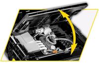 COBI Opel Rekord C "Schwarze Witwe" Constructiespeelgoed - thumbnail