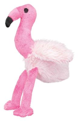 TRIXIE PLUCHE FLAMINGO MET GELUID 35 CM 3 ST