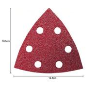 Bosch Accessories 2609256957 Deltaschuurpapierset Geperforeerd Korrelgrootte (num) 60, 80, 120, 180, 240 Hoekmaat 93 mm 1 set(s) - thumbnail