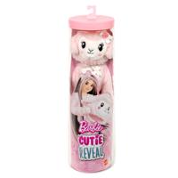 Barbie Cutie Reveal knuffel serie pop roze lammetje - thumbnail