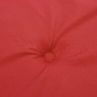 VidaXL Tuinstoelkussens 2 st 50x50x4 cm stof rood - thumbnail