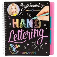 TOPModel scratchboek Hand Lettering meisjes 20 cm papier 2 delg - thumbnail