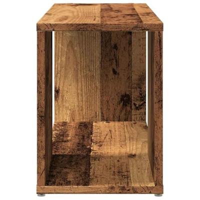 Tv-meubel 60x24x32 cm bewerkt hout oud houtkleurig