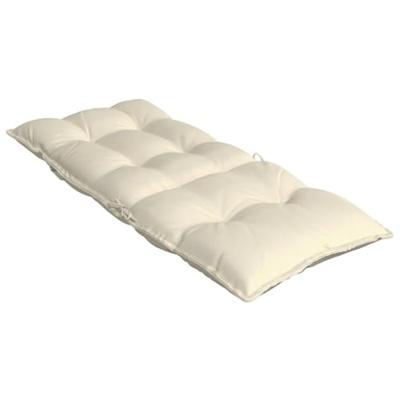 VidaXL Stoelkussens 6 st hoge rug oxford stof crèmekleurig VidaXL Stoelkussens 6 st hoge rug oxford stof crèmekleurig
