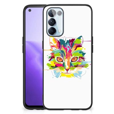 OPPO Reno5 5G | Find X3 Lite Hoesje Cat Color OPPO Reno5 5G | Find X3 Lite Hoesje Cat Color