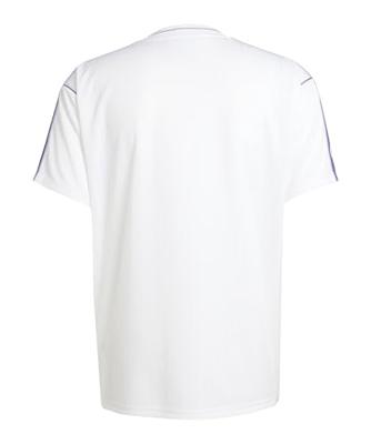 adidas Real Madrid Terrace Icons T-Shirt Wit Paars adidas Real Madrid Terrace Icons T-Shirt Wit Paars