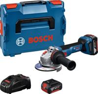 Bosch Blauw GWS 18V-11 S Accu Haakse Slijper | Inclusief 2x GBA 18V 5,0 Ah & GAL 1880 CV Lader - 06019N4002 - thumbnail