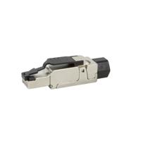 LogiLink LogiLink Cat.6A Field Terminable Plug - Netzwerkanschluss - RJ-45 (M) Op locatie monteerbare stekker, Cat.6A, afgeschermd, PrimeLine MP0040 Zwart, - thumbnail